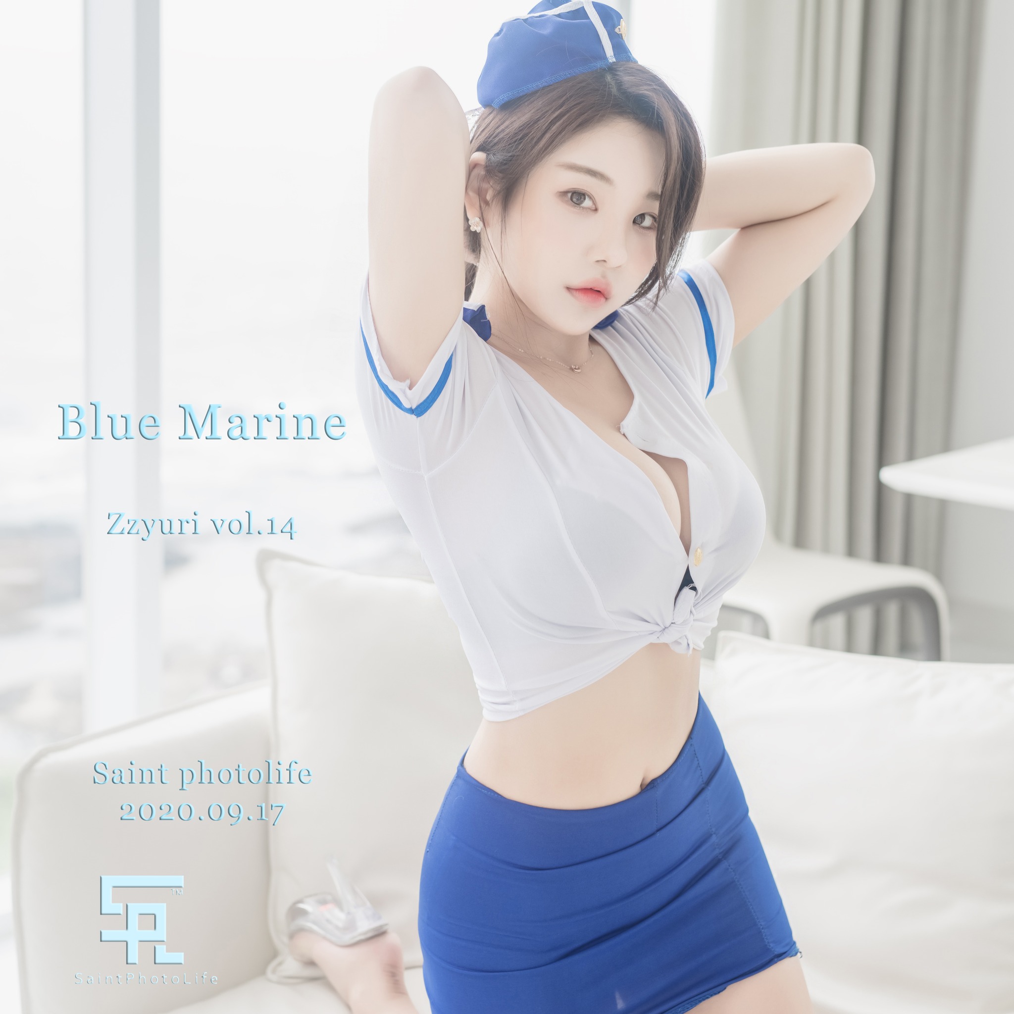 图片[1]-Zzyuri(쮸리) – NO.022[SaintPhotoLife] Blue Marine [61P]-XikXak